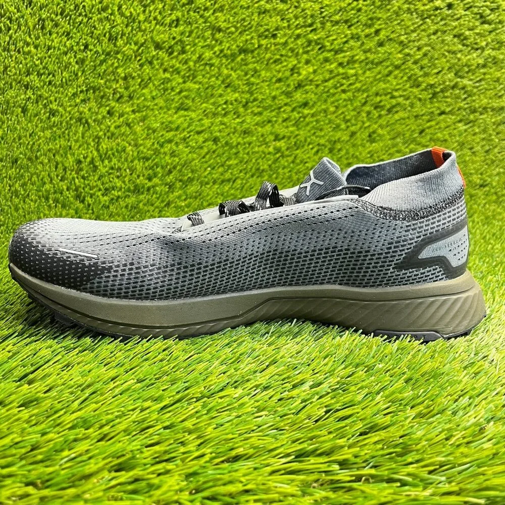 Flux Adapt Trail Runner Gray Olive Mens Size 11.5 Hiking Knit Shoes Sneakers_2